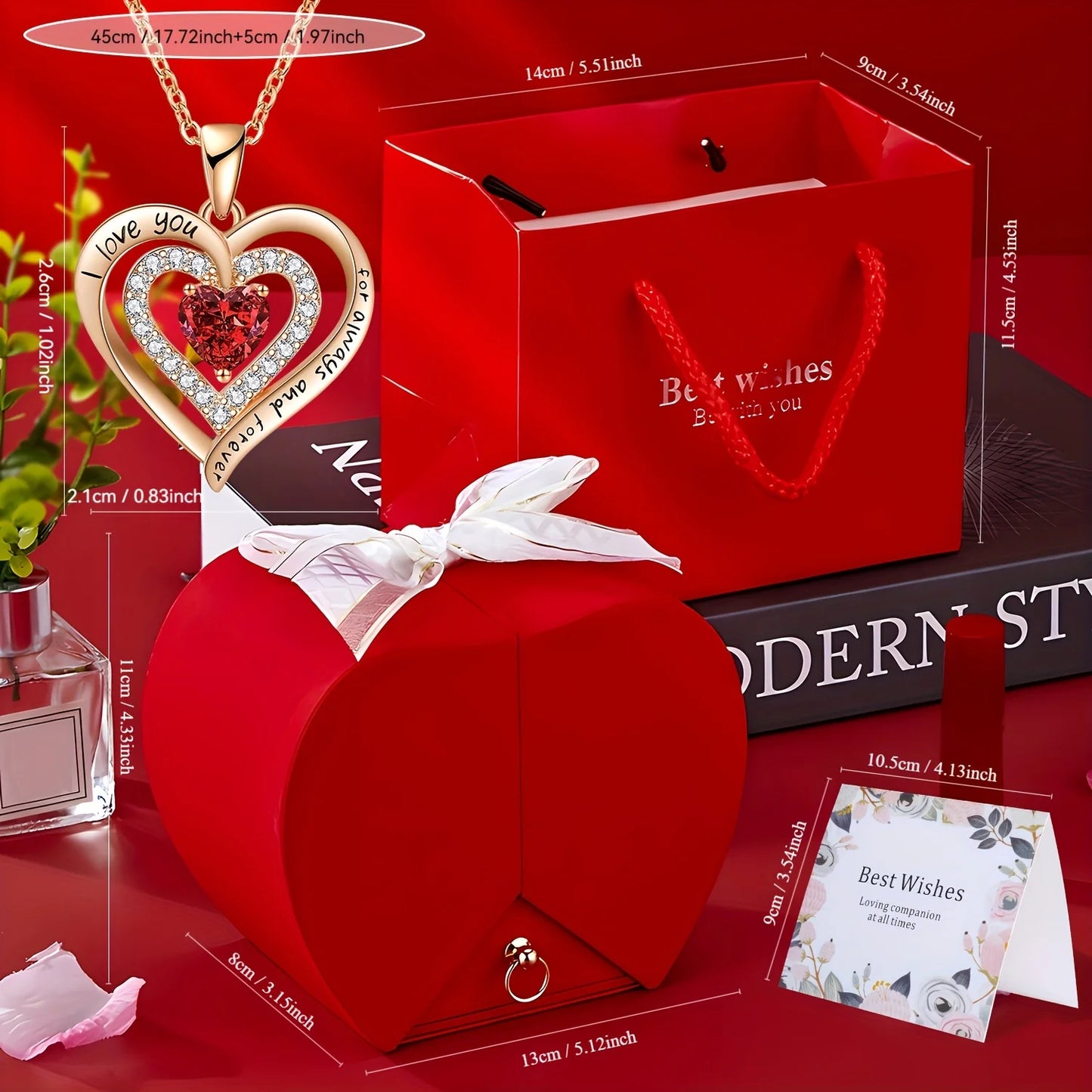 Romantic Red Rose Gift Box