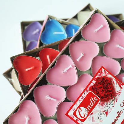 Heart-shaped Tea Candles