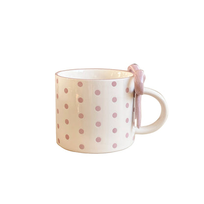 Bow Handle Ceramic Mug