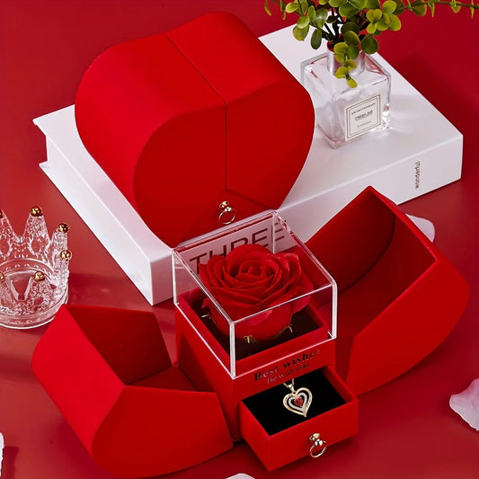 Romantic Red Rose Gift Box