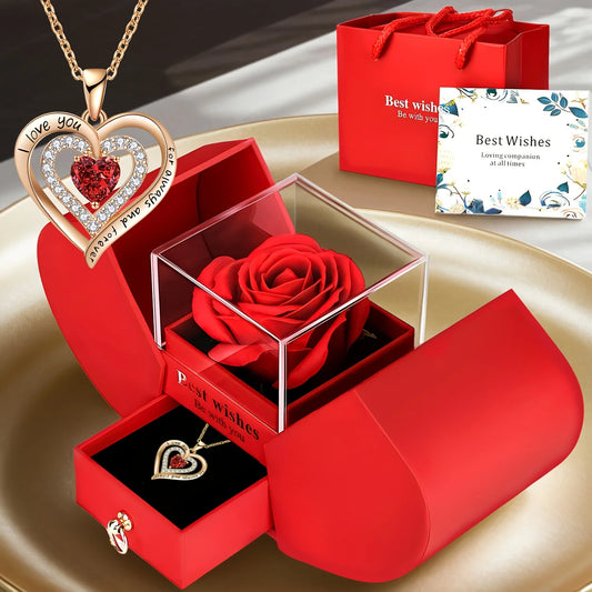 Romantic Red Rose Gift Box