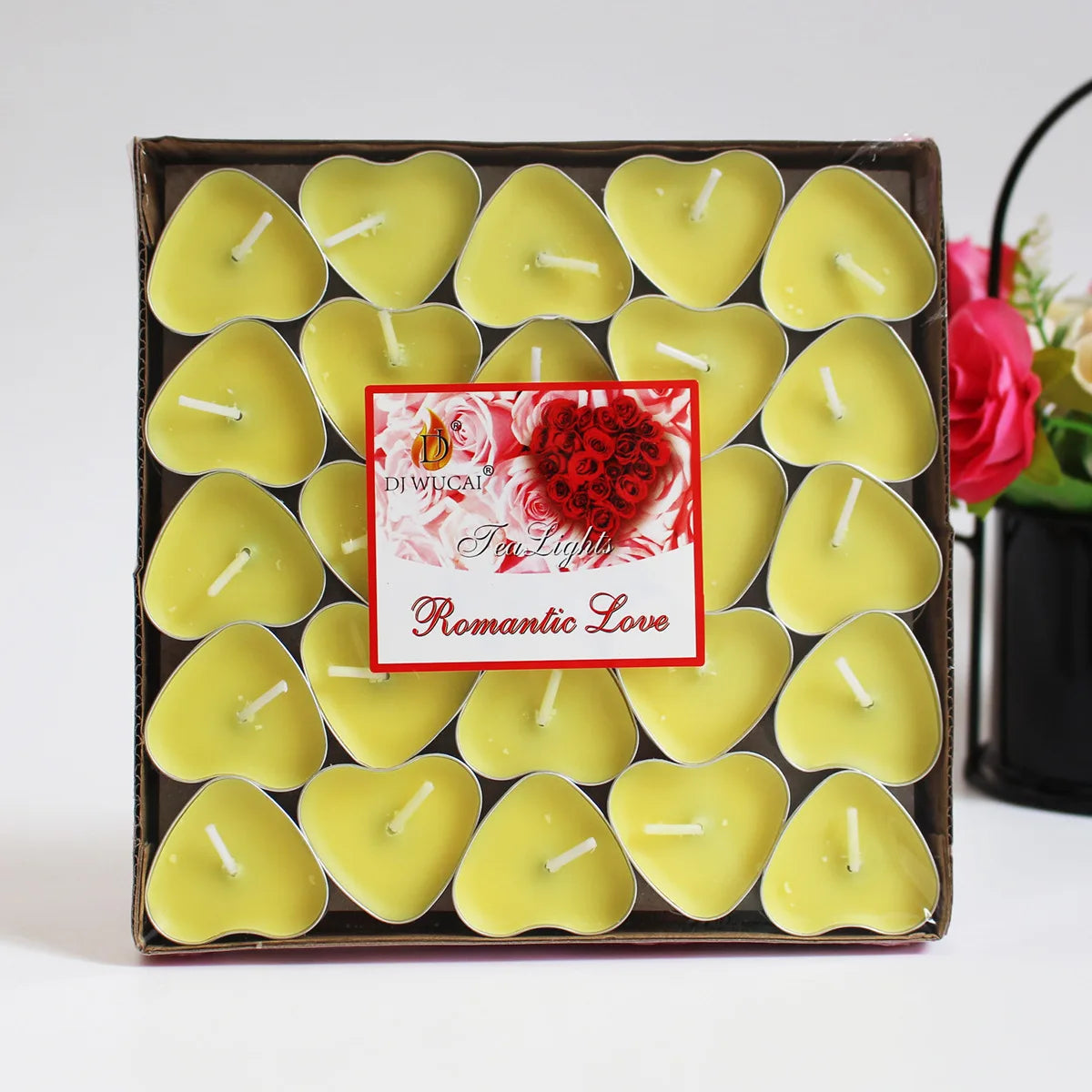 Heart-shaped Tea Candles