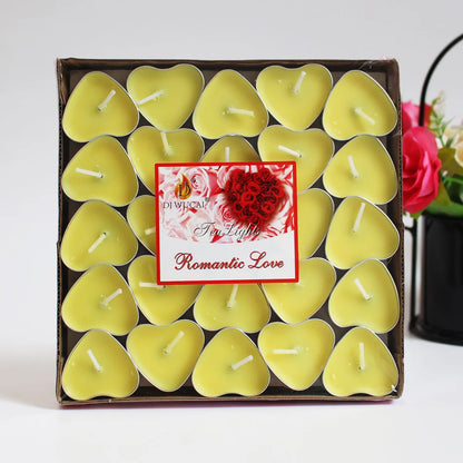 Heart-shaped Tea Candles