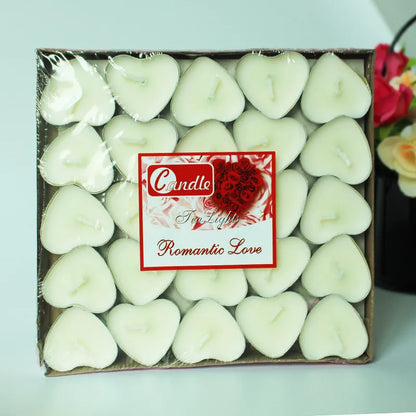 Heart-shaped Tea Candles