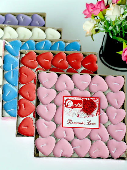 Heart-shaped Tea Candles