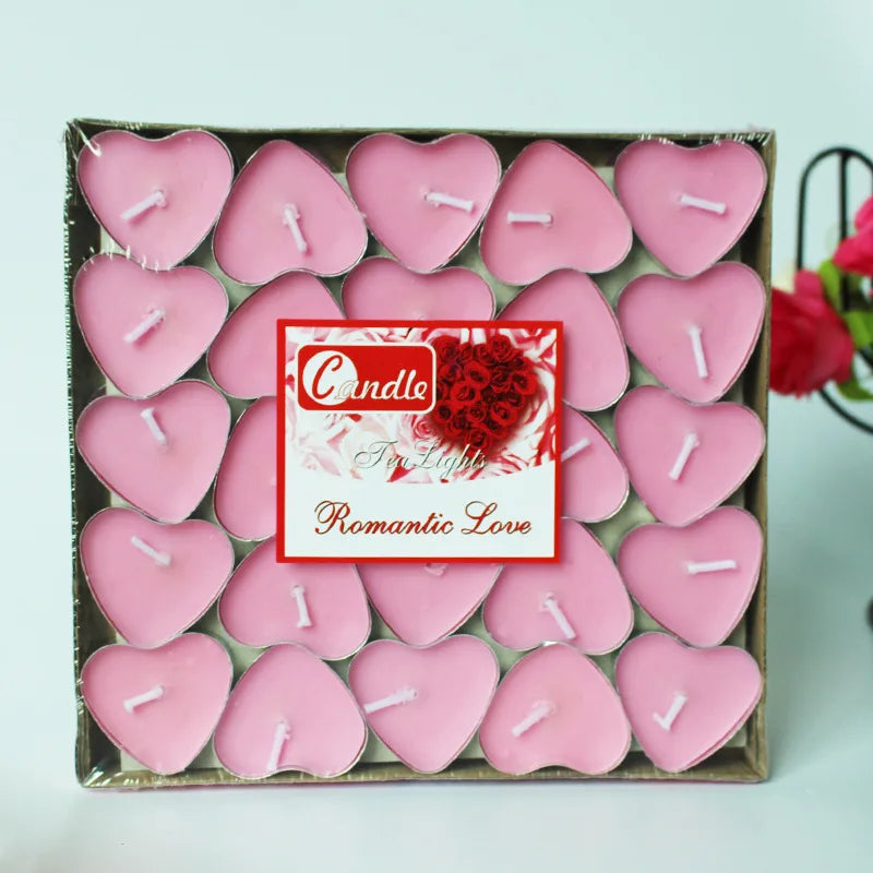 Heart-shaped Tea Candles