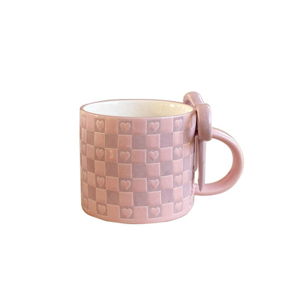 Bow Handle Ceramic Mug