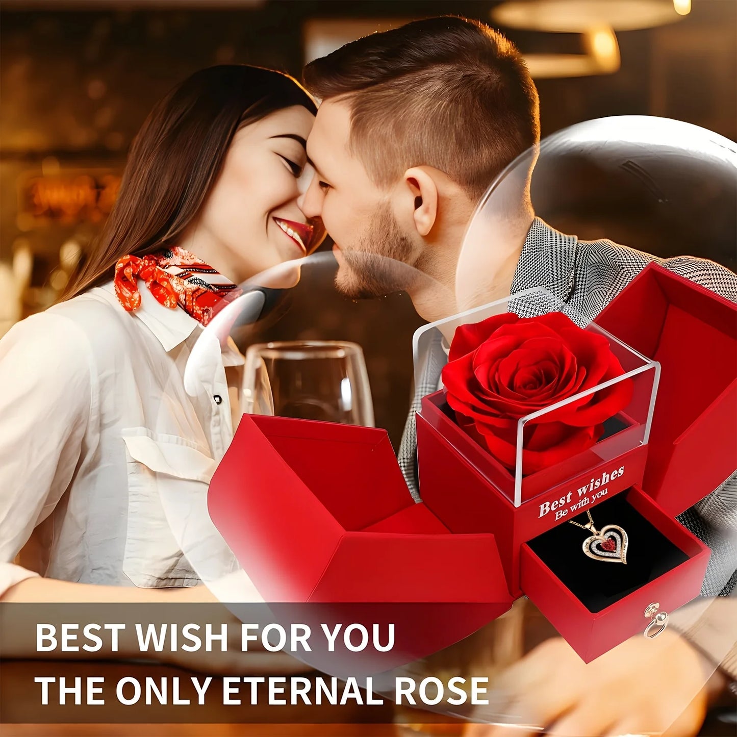 Romantic Red Rose Gift Box