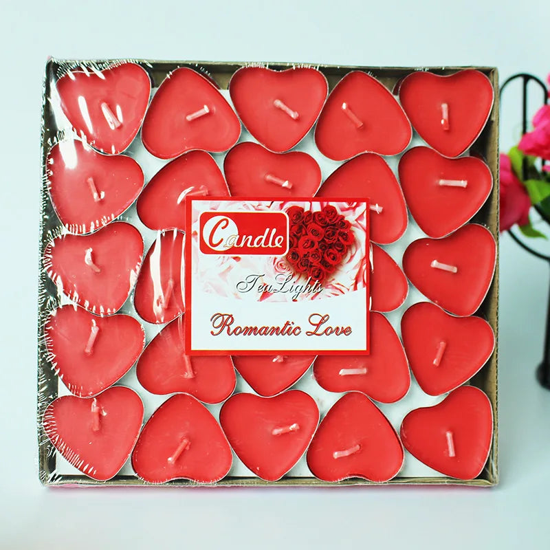Heart-shaped Tea Candles